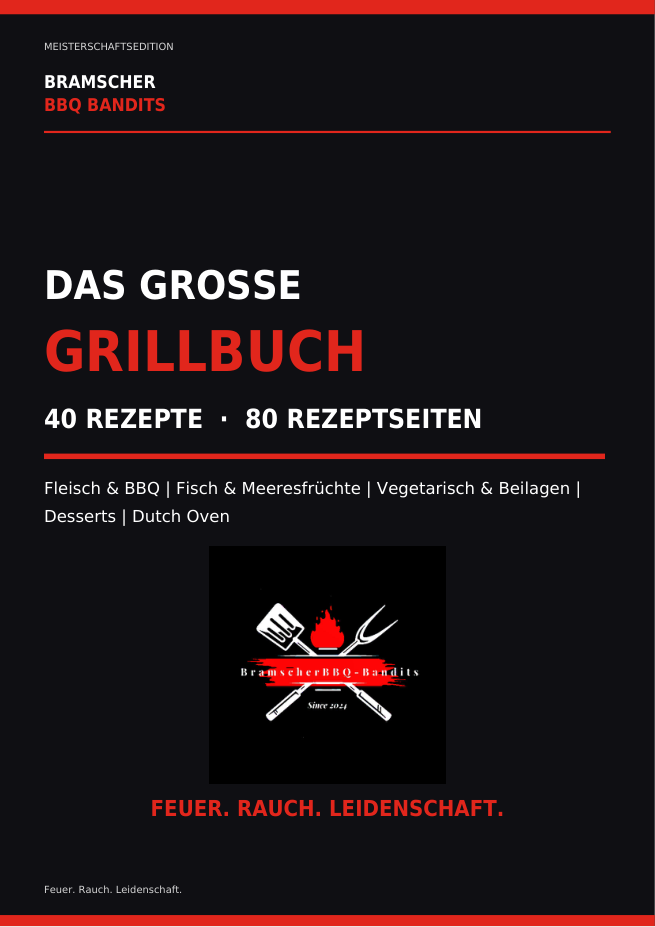 Cover des großen Grillbuchs der Bramscher BBQ Bandits